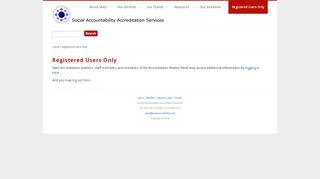 
                            7. Registered Users Only | Social Accountability ...