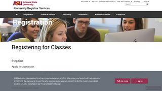 
                            2. Registering for Classes | ASU Students | ASU