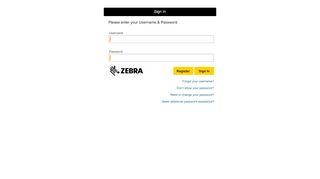 
                            7. Registering for the Zebra Support Community