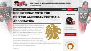 
                            5. Registering with the British American Football Association | East ...