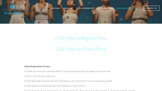 
                            9. Register/Parent Portal — Diamond Dance Works