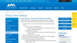 
                            3. Registrar - Proxy Access - Proxy User Setup - UAH