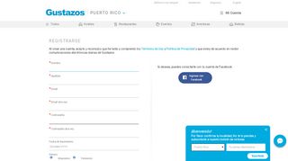 
                            4. Registrarse - Gustazos