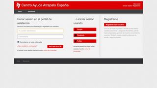 
                            1. Registrate en : Centro Ayuda Atrapalo España