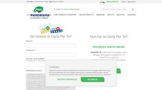 
                            4. registrati adesso - Pam Panorama