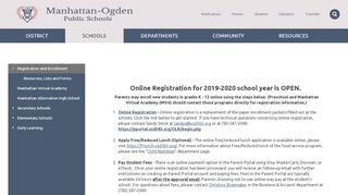 
                            7. Registration and Enrollment | Manhattan-Ogden USD 383