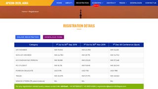 
                            4. Registration | APICON 2020, AGRA