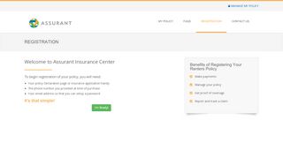 
                            8. Registration - Assurant Insurance Center