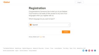 
                            4. Registration - Babbel.com