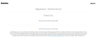 
                            3. Registration - Deloitte Alumni