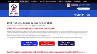 
                            3. Registration - National Senior Games Association