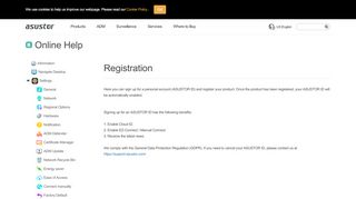 
                            2. Registration | Online Help | ASUSTOR NAS