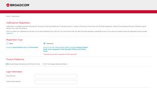 
                            3. Registration - portal.broadcom.com