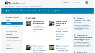 
                            5. Registration | Transport and motoring | Queensland …