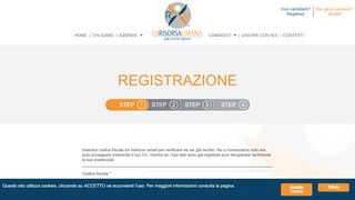 
                            1. Registrazione | La Risorsa Umana.it