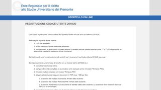 
                            2. Registrazione