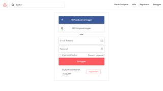 
                            5. Registriere dich bei Airbnb - de.airbnb.com