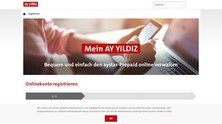 
                            3. Registriere jetzt Deine SIM Karte bei Mein AY YILDIZ