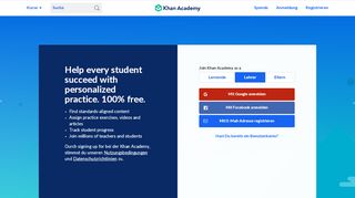 
                            6. Registrieren | Khan Academy