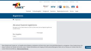 
                            4. Registrieren - nexxt-change