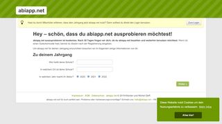 
                            2. Registrierung – abiapp.net