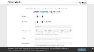 
                            4. Registrierung bei partnersuche.nordkurier.de