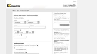 
                            4. Registrierung - Kennametal Hertel Europe