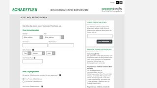 
                            2. Registrierung - Schaeffler