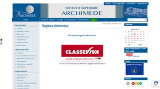 
                            8. Registro elettronico – I.S. ARCHIMEDE – Treviglio (BG)