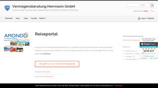 
                            6. Reiseportal - Vermögensberatung Herrmann GmbH