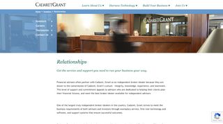 
                            5. Relationships — Cadaret, Grant
