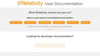 
                            5. Relativity e-Discovery User Documentation