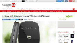 
                            8. Reliance JioFi - How to Get Started With Jio's 4G LTE ...