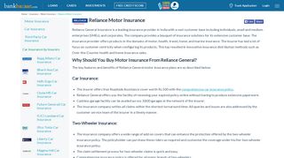 
                            5. Reliance Motor Insurance | Reliance Car Insurance Online