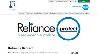 
                            8. Reliance Protect | Suzy Lamplugh Trust