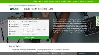 
                            7. Religare Health Insurance, Religare Mediclaim …