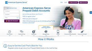 
                            4. Reloadable Prepaid Debit Cards | American Express Serve®