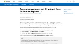 
                            9. Remember passwords and fill out web forms for …