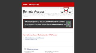 
                            7. Remote Access | Halliburton - Halliburton
