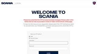 
                            3. Remote Access login - SecurID - Login to Scania