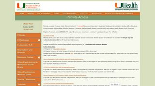 
                            8. Remote Access - Louis Calder Memorial Library - University of Miami