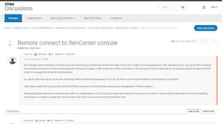 
                            3. Remote connect to XenCenter console - …