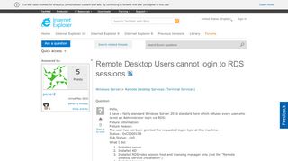 
                            10. Remote Desktop Users cannot login to RDS sessions