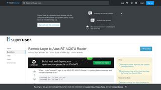 
                            4. Remote Login to Asus RT-AC87U Router - Super User