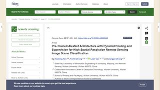 
                            4. Remote Sensing | Free Full-Text | Pre-Trained AlexNet ... - MDPI