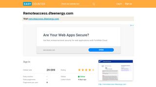 
                            8. Remoteaccess.dteenergy.com: Sign In - Easy Counter