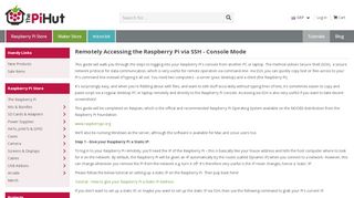 
                            7. Remotely Accessing the Raspberry Pi via SSH - Console Mode