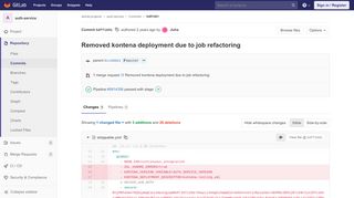 
                            9. Removed kontena deployment due to job refactoring ...