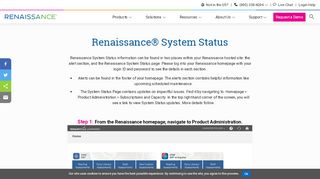 
                            2. Renaissance System Status - Login | Renaissance