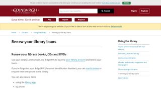 
                            8. Renew your library books, CDs and DVDs | Renew your ...